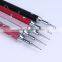 Hot sale good quality 5pcs metal material handmade nail art dotting tool