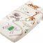 New design printing /embroidery fabric waterproof baby cloth diaper contoured changing pad