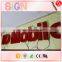 3d acrylic led red lighted letters