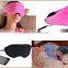 Velvet Sleeping Mask with Earplugs Ultra Thin Noise Cancelling Stereo Speakers Soft Sleep Mask with Adjustable Velcro Strap for