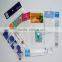 Colorful printed OPP header bag with self-adhesive strip