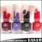 2015 new colors bk fast dry nail lacquer with 42 colors