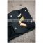 custom heavy duty black canvas tool roll with leather trim for wholesale