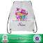 Lead-free 100% Recycled 210D polyester gym drawstring bag