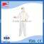 Antistatic two way zip high quality TYPE4/5/6 55g Non-woven PP protective reflective safety coverall with CE FDA approval