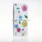 full cover metallic cell phone sticker gold 3D flower lovely phone sticker