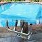 One-step starting block for swimming pool