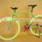 Black fixed gear bike and colorful fixie rims for fixie customizer