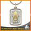 Best selling decorative metal religious muslim printing promotional keyring