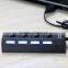 Hot selling Plastic USB Hub 2.0/4 Pcs Mini New Design USB Hub