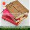 leather notebook with 6 ring&custom notebook&cover pu notebook