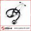 Cardiology stainless steel stethoscope, FDA approved