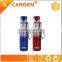 Flip top vacuum insulated stainless steel water bottle