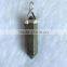 Wholesale Mixed healing Crystal Wand Gems Stone Hexagon Prism Point Pendulum Pendant