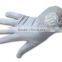 Red Wrist Length Factory Hot Sale Flower Design Satin Bride Gloves