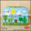 Toy storage portable children cardboard suitcase