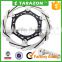 Stainless steel and aluminum alloy motorcycle wave brake disc rotor with adaptor for YZ 125