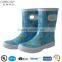 2014 popular handmade multicolor kids rubber rain boots