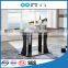 TB fancy retangle/round marble top stainless steel dining table
