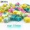 Loose silicone beads Heart bead for silicone teething necklace