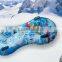 Durable heavy duty inflatable snow tube with nylon cover and rubber bottom
