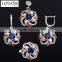 Silver Jewelry Set 925 Off You Sapphire Silver Wedding Earrings TZ-0181