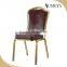 Elegant banquet dining chair stacking aluminum banquet chair