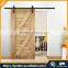 Black/Dark Coffee Sliding Barn Door Hardware Kit Track Roller Home