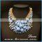 Green beads stones luxury bohemian bib collar exaggerate beaded charms necklace