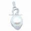 Sterling Silver with large pearl pendant, silver jewellery wholesale pearl pendant