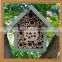 china factory FSC&BSCI handmade Wildlife garden Wooden bee honeybee Insect gift House with Ladybird