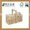 Solid high quality foldable customized professional design layered wooden sewing storage box