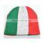 High Quality Football Fans Fashion Custom Softextile Knitted Winter Cap