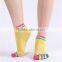 Women Cotton Yoga Gym Toe Colorful Non Slip Massage Sock Full Grip Socks Heel