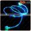 new products LED light sync data cable USB 2.0 visible light extension LED wire for mbile phone