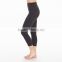 high quality soft fabric ladies' plain leggings of seventh pants and high waist styles