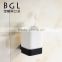 2015news 20838 BAOGELI Zinc alloy and ceramic luxury bathroom design rubber painting finishing tumbler holders