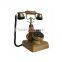 High Quality Wood Corded Telephone Home Decorative Antique Old Phone