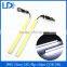 Super bright silver housing cob led drl light 14cm