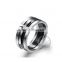 8MM Stainless steel cross symbol ring fashion couple ring wedding jewelry 6260456