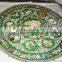Round Malachite Coffee Table Tops, Pietre Dure Table Top