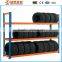 Garage storage tire shelf