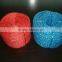 Twisted braided rope pp , split film polypropylene rope , blue 8mm nylon cord