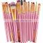Customized 15 pcs makeup brush sets