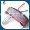 100% uhmwpe fiber 4 line(1red in 400kg,1blue in 400kg,2gray in 400kg) x 25m kitesufing line set end looped