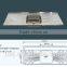 export Iraq hot style JZ-825 100x50 stainless steel sink