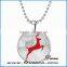 Christmas glowing necklace santa deer necklace