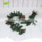 GNW CHGR-1607016 Customized Promotional cheap pine cones christmas garland