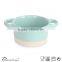 Hot sale Round ceramic stoneware oven safe baking tray