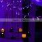 Set of 6 Black Orange Halloween Battery LED Tea Light Candles